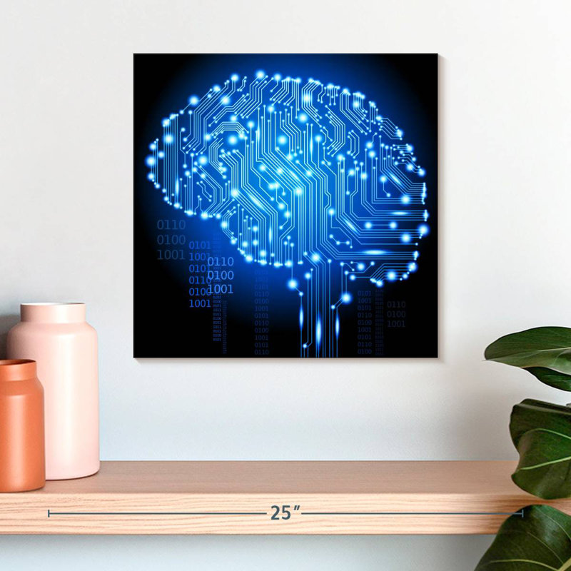 Keiri Cyborg Brain, H 16 po x l 16 po