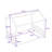 Metal Floor Bed With House-Shaped Design-41953995