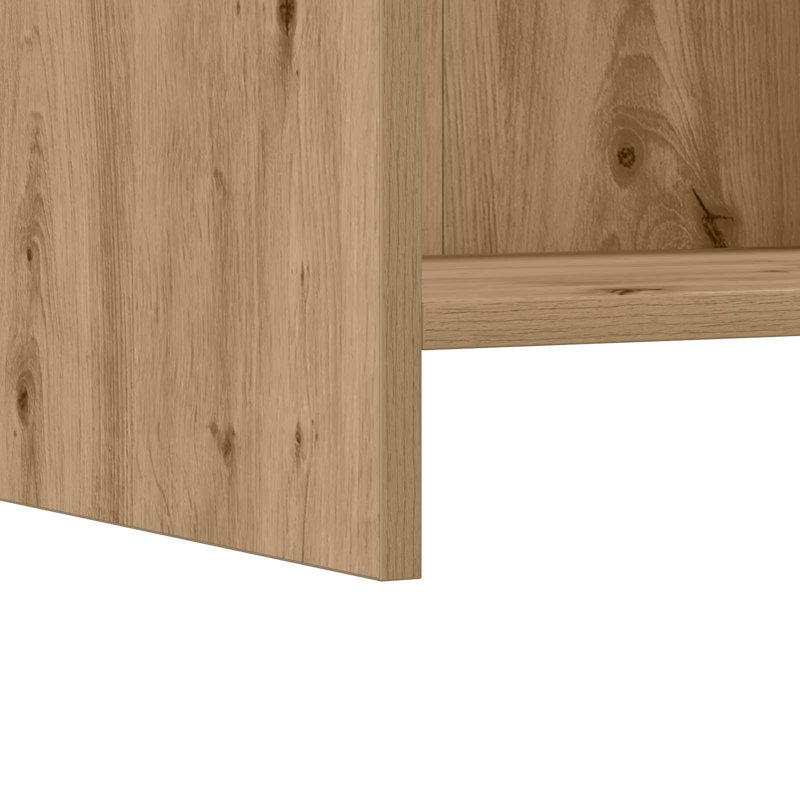 40cm W Composite Bedside Table, Artisan Oak