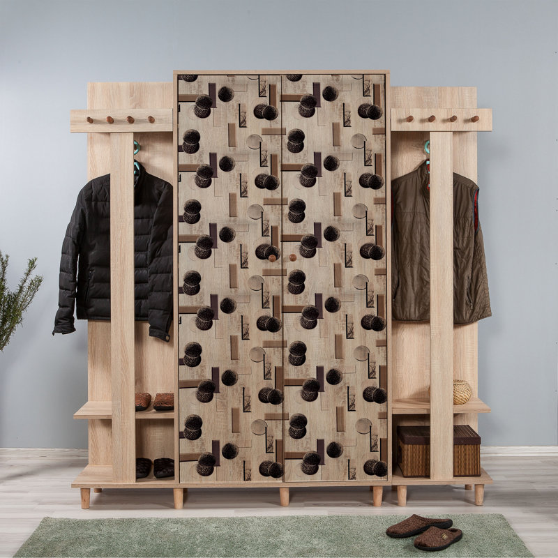 Arbre d'entrée avec rangement pour chaussures Huntingdon