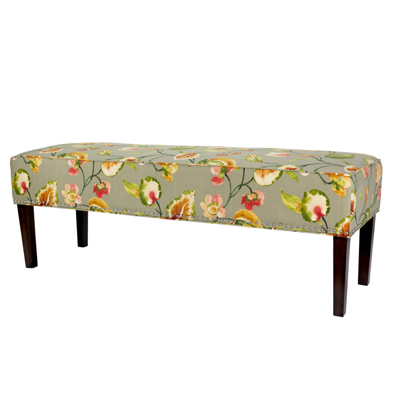 Kaufman Cotton Upholstered Bench