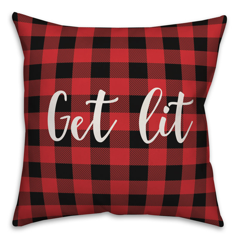 Plaid Throw Pillow, Pillow Cover