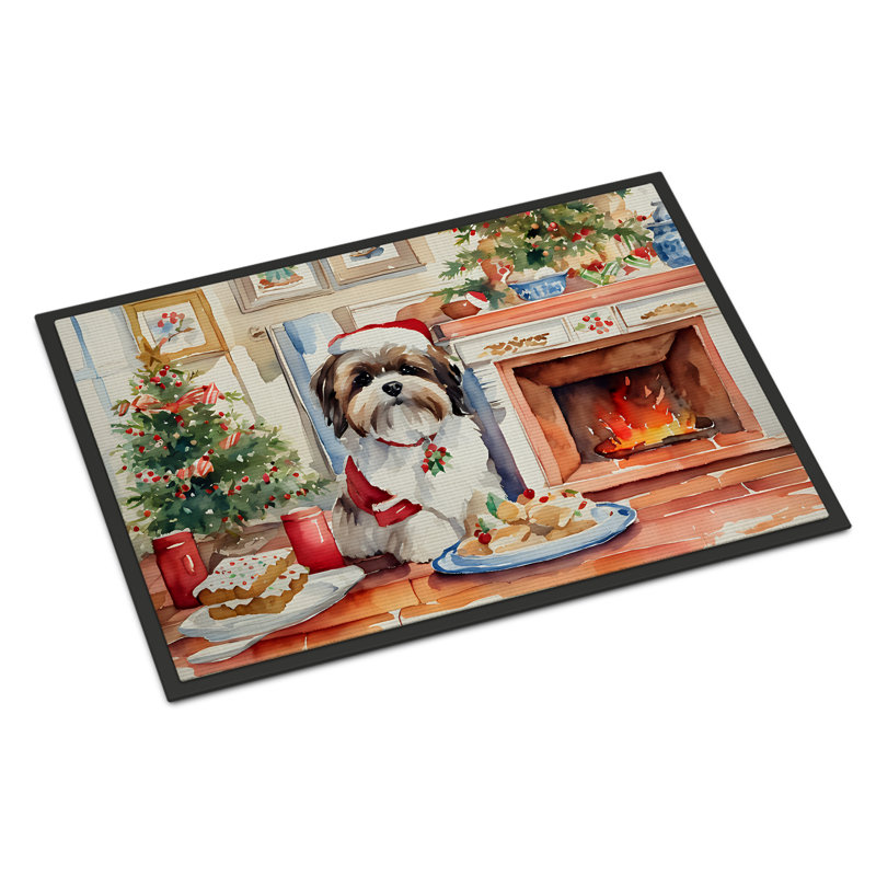 Paillasson Lhasa Apso Junya DAC3848, L 24 po x L 36 po