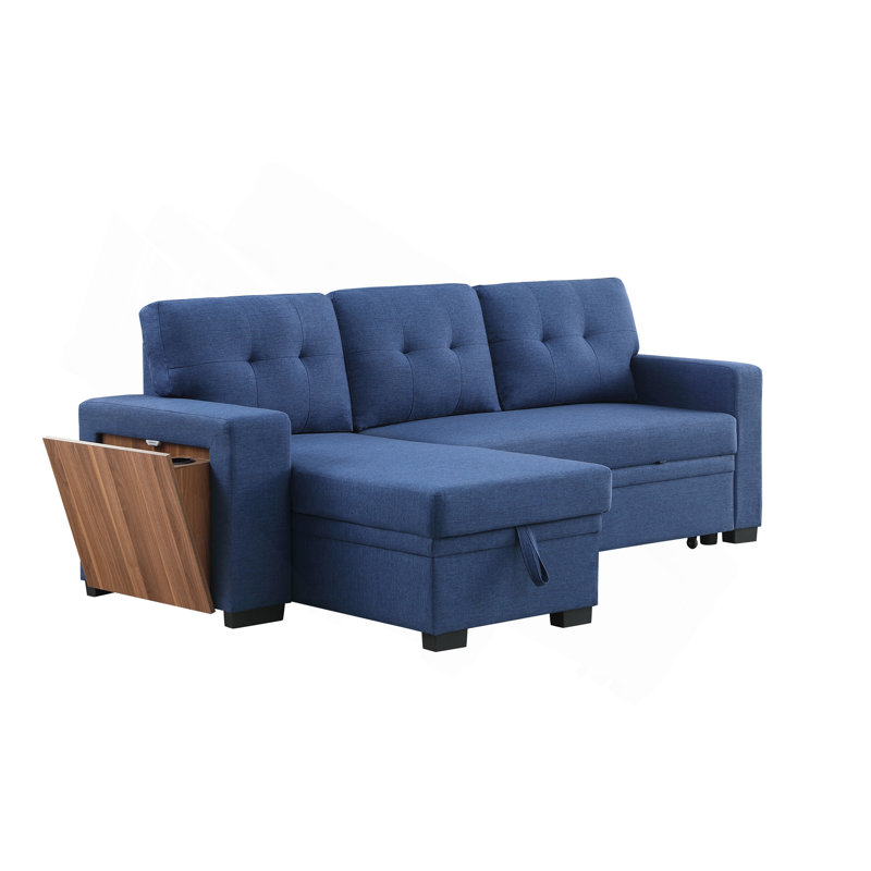 Canapé modulaire 3 pièces rembourré, Bleu