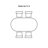 59.1 Inch Oval Dining Table for 4-6 People, Long Large Kitchen Table with Thick Sturdy Wooden Base, Farmhouse Dining Room Table for Kitchen, Living Room, Office