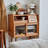 31.50"Solid Wood Cherry Wood brown Sideboard
