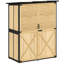 Remises modernes avec rangement, tablettes réglables en acier et bois pour la maison de jardin