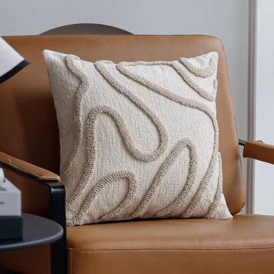 Modern Tufted Throw Pillow Cover