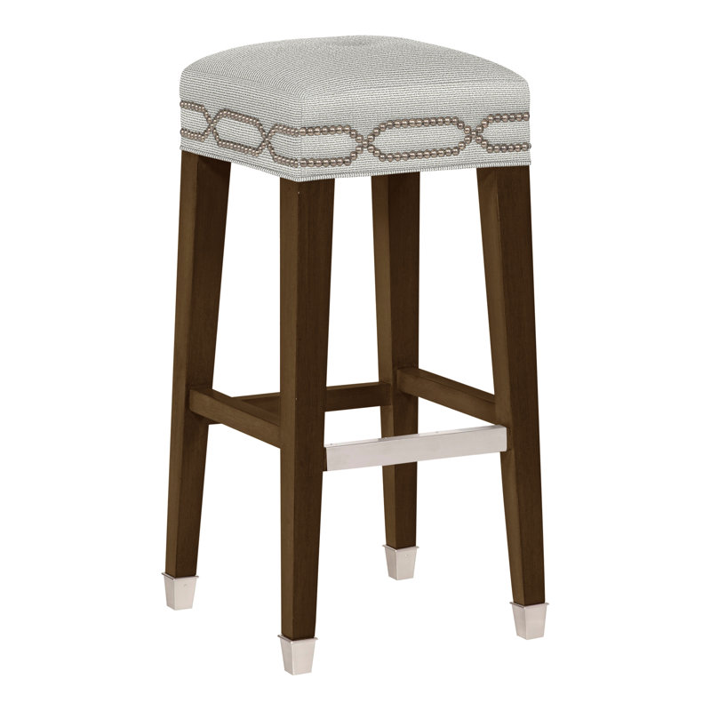 Tabouret de bar 16 po Simple Solutions, Coton Callaloo, La Havane