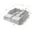 Canapé modulaire rembourré de 78,74 po de largeur-2020693936