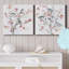 Chickadees in Spring I - 2 pièces, reproduction d'art sur toile tendue-2012200272