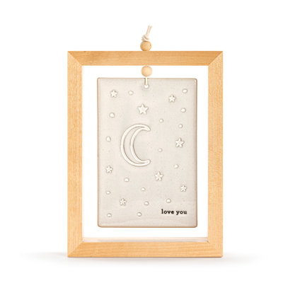 Love You To The Moon Inspired Standing Plaque - 5X7in