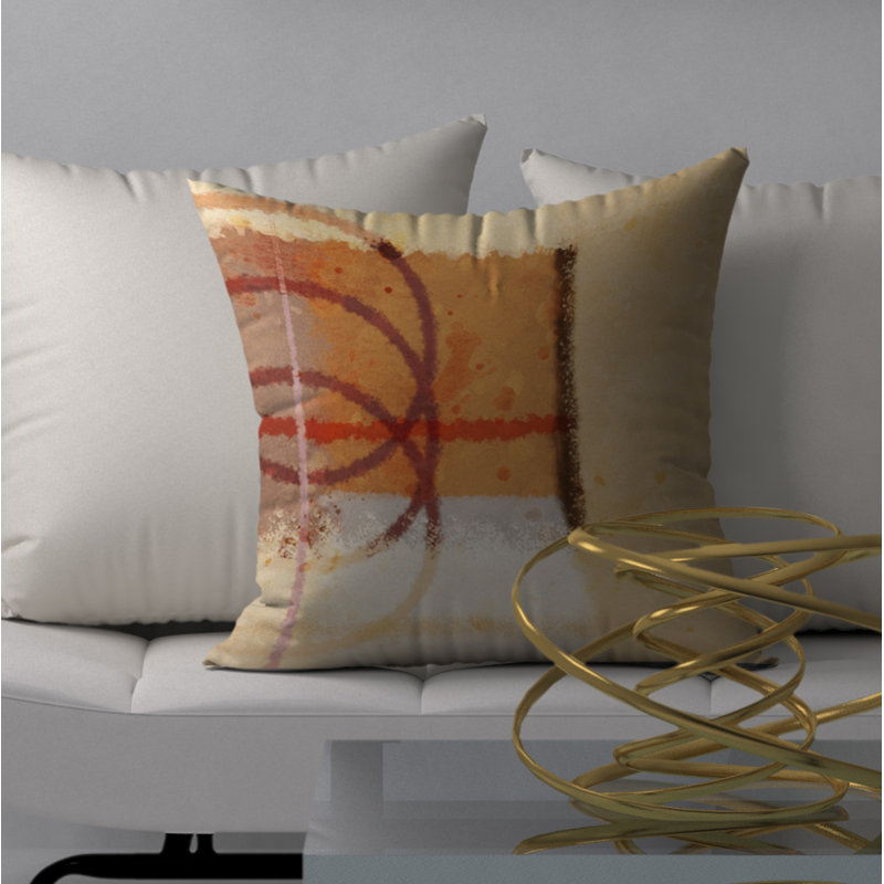  Housse de coussin carré et insert, 18 po x 18 po