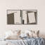 Structural Set Canvas Abstract Print by Oliver Gal, Black Frame, 12 x 12-248229122-248229244