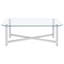 Table basse en verre chromé-130839123