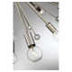 24 Light Metal Dimmable Sputnik Chandelier