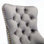 Chaise de bureau Furniture, fauteuil de bureau capitonné en velours avec base en métal doré