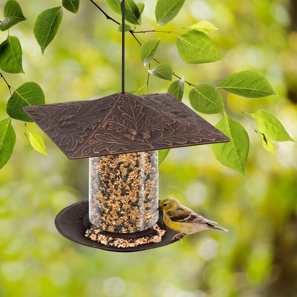 Whitehall Products Oakleaf Tube Bird Feeder & Reviews | Wayfair