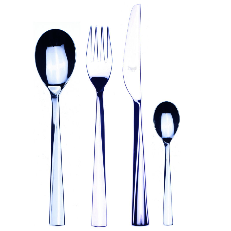 Elica Flatware Set - 24 Pieces - Stainless Steel