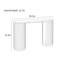 Console nordique simple de style bûche.-129020175