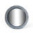 Garden Floral Iron Frame Round Wall Mirror