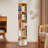Keshigan 63"H X 17.7"W 5-tier Floor Standing Rotating Bookcase