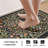 Kitchen Mats For Floor 2PCS, Cushioned Anti Fatigue Mat Non Slip Waterproof Kitchens Sink Rug, Vintage Spring Floral Rugs Comfort Standing Mat For Laundry, Desk, Bar, Office, Black