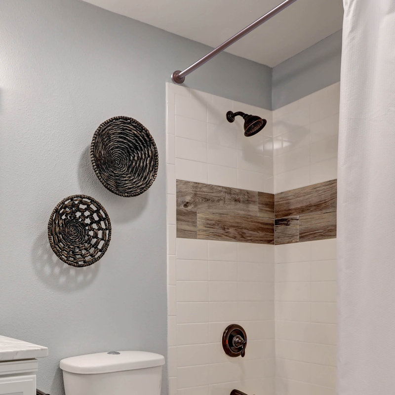 Écusson de rideau de douche Marchmont, Cuivre antique