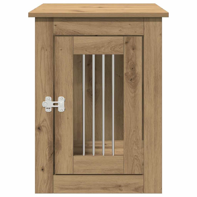 Pet Crate, 59cm H x 45cm W x 62cm D, Artisan Oak