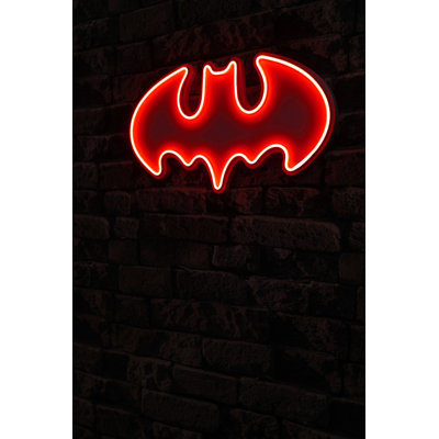 Ruban lumineux à DEL au néon flexible, couleur rouge, 16,5 po x 17,7 po x 1,2 po | IP67 imperméable, gabarit en mousse de PVC, 12V DC, 470 lumens, 3500K, idéal pour la décoration intérieure et les fêtes | Écoénergétique, durée de vie de 10 000 kWh