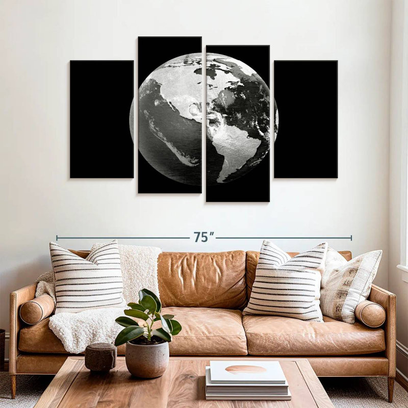 Oberle Silver Globe, 42'' H x 68'' W