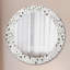 Huldar Glass Flat Wall Mirror