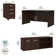 Office 500 Collection 3 Piece Rectangular 60W Computer Desk Office Set