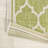Trebol Moroccan Trellis Textured Weave Green/Cream Indoor/Outdoor Rug-176314640
