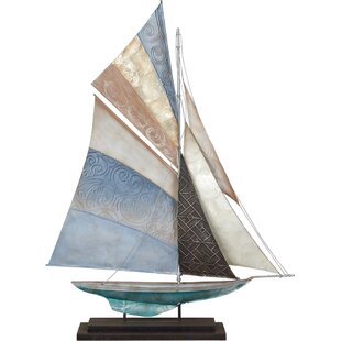blue sailboat napkin