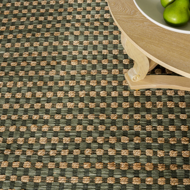 Martha Stewart 9529 Hand Tufted 40% Jute; 40% Wool; 20% Cotton Geometric Rug, Rectangle 9' x 12'