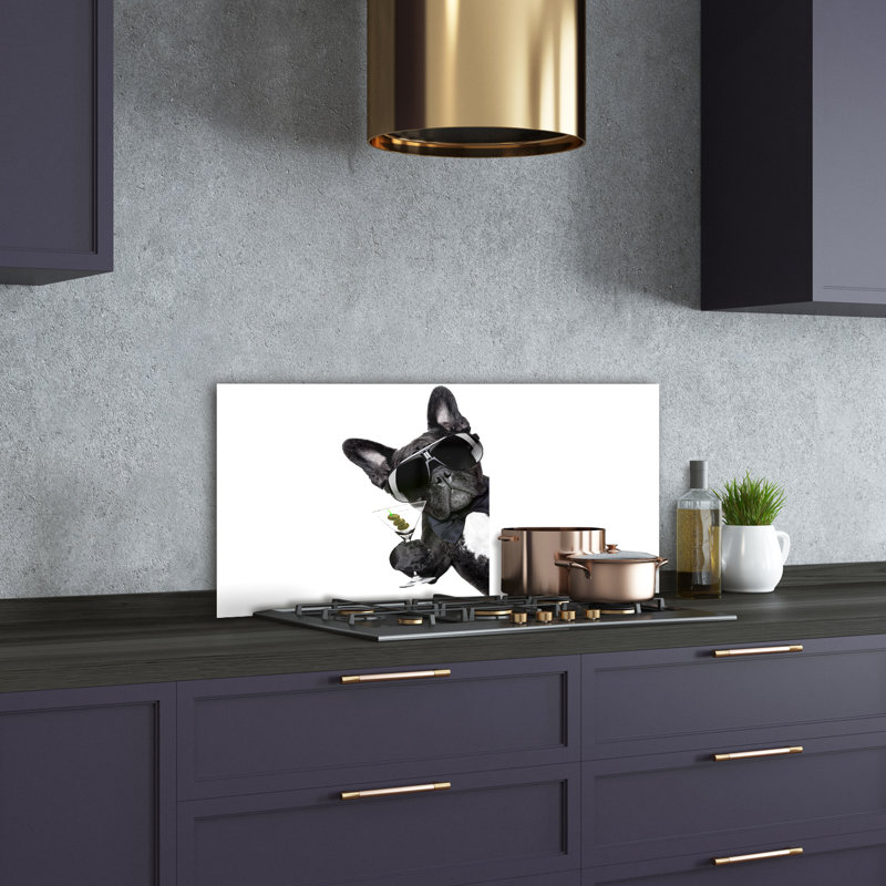 Hadriana 50cm W x 100cm L Glass Peel and Stick Panel