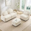 Canapé modulaire en tissu avec coussin double couche Cloud-Like Teddy-126060028-126060851