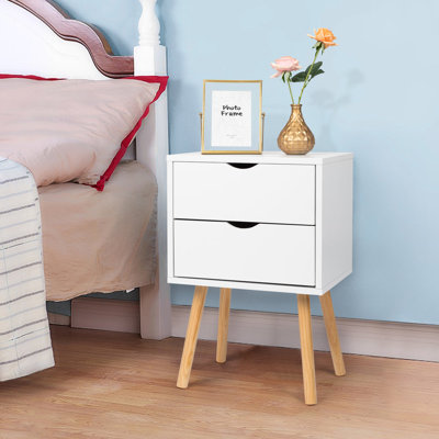 Othello 40cm W Manufactured Wood Bedside Table