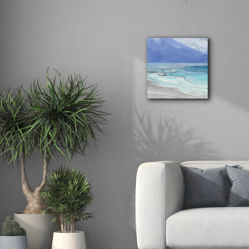«Grand View I Sq» par Albena Hristova, art mural sur toile, H 18 po x l 18 po