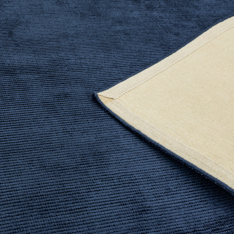 Devaney Solid Colour Hand Woven Area Rug, Rectangle 100 x 150cm