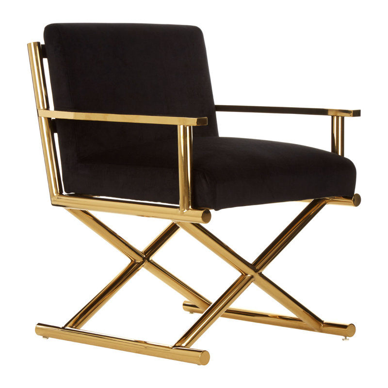 Fiskeville Velvet Armchair