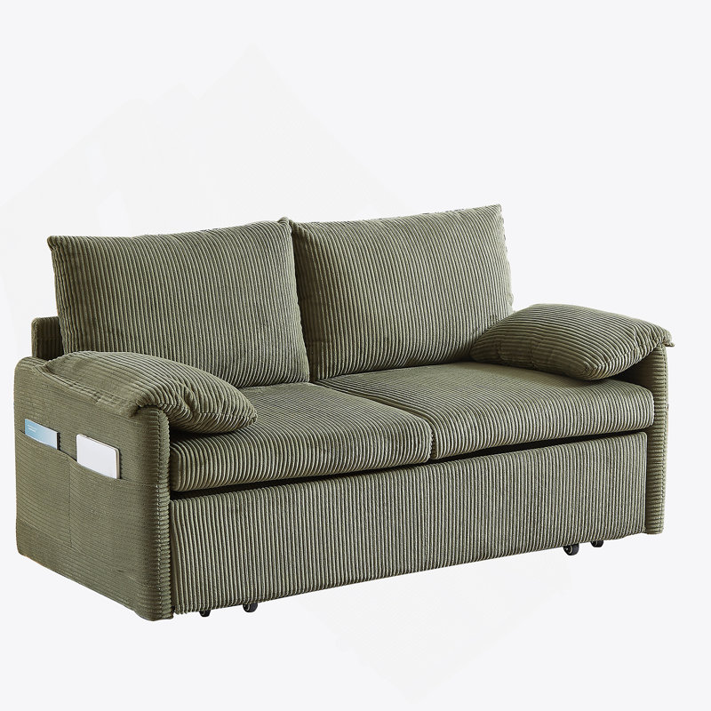 Canapé-lit avec couchette réglable 3-en-1