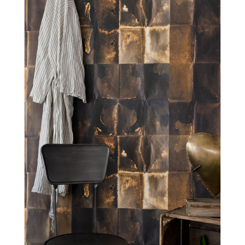 Impermanence Wallpaper Roll, Gold/Black