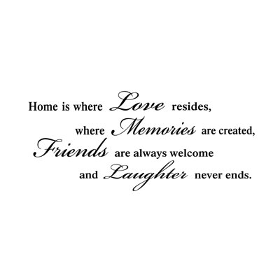 Text & Numbers Non-Wall Damaging Wall Decal
