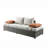 83'' Wide Wicker Patio Sectional with Cushions