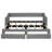 Twin XL to King Size Upholstered Daybed with Two Drawers-1489473642