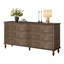 Commode double 6 tiroirs en bois pour chambre à coucher-134116610