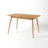 Fjord 47-63"L Solid Oak Extendable Dining Table