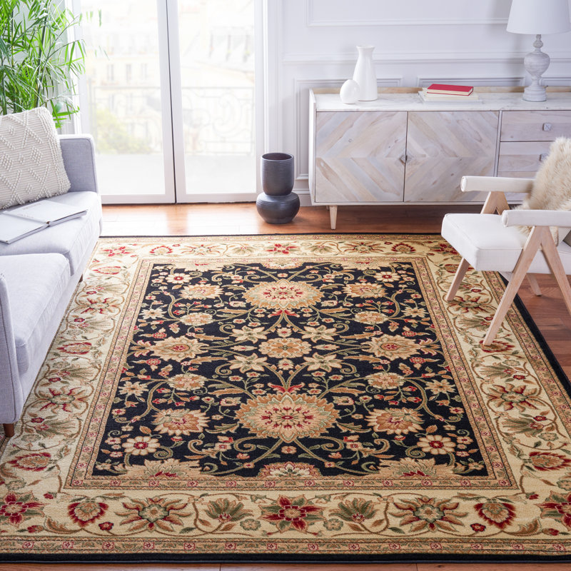 Tapis oriental Klose Performance, Rectangle 4 pi x 6 pi, Black/Ivory